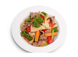 Boeuf sauté aux légumes