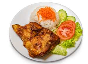 Cuisse de poulet grillé à la citronnelle